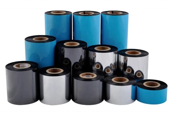 Zerba Compatible 30mm*300m TTR Black Wax Ruban de transfert thermique pour les étiquettes de qualité générale