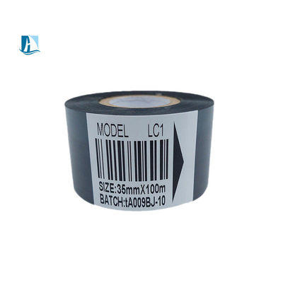 Largeur de base 60 mm Ruban de cire à transfert thermique pour l'impression de codes à barres d'étiquettes 30*100