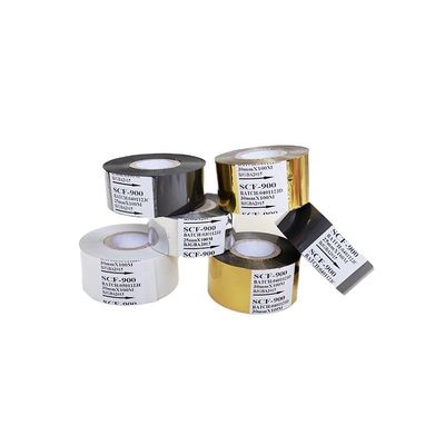 Ruban d'estampage à chaud à haute résistance au frottement pour étiquettes de texte nécessaires et impression complète