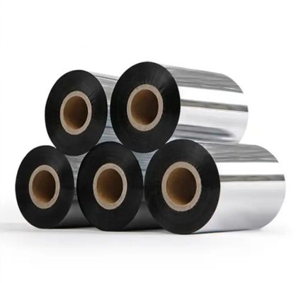 12 mm largeur de la cire de transfert thermique de carbone noir ruban d'imprimante adapté à l'imprimante