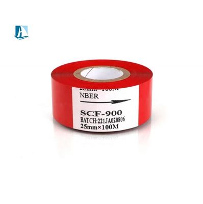 Résistance à la friction élevée Folie de timbre à impression chaude noire pour une vitesse de codage de 30 à 600/minute