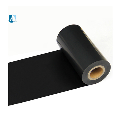 Ruloir de ruban en résine noire et blanche pour étiquettes d'imprimante à ruban de carbone de 12 mm de largeur