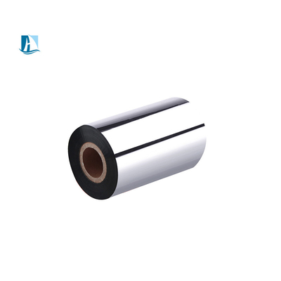 Ruloir de ruban en résine noire et blanche pour étiquettes d'imprimante à ruban de carbone de 12 mm de largeur