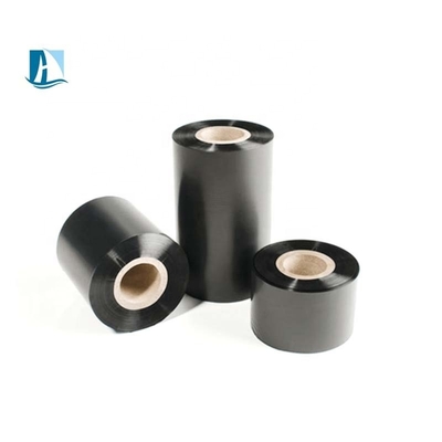 Bas MOQ Ruban de transfert thermique TTR noir de qualité cire pour les imprimantes Zebra Taille du noyau de 1 pouce