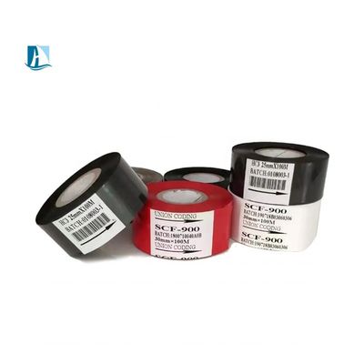 SCF900 Ruban à timbre chaud 30*100m Couleur noire pour les exigences de personnalisation de l'imprimante