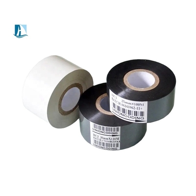 Ruban d'impression SCF900 et impression cohérente pour l'étiquetage par lots 25*100m Couleur noire
