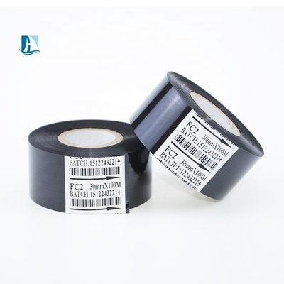 Largeur de 30 mm Ruban à timbre chaud en or en argent pour la date et le numéro de lot Impression 100M Longueur