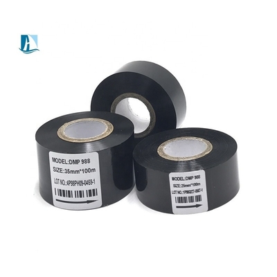 Largeur de 30 mm Ruban à timbre chaud en or en argent pour la date et le numéro de lot Impression 100M Longueur