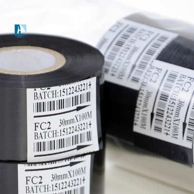Taille personnalisable 30 mm * 100 m Feuille de codage de date pour la machine de codage Vitesse de codage 30-600 / minute