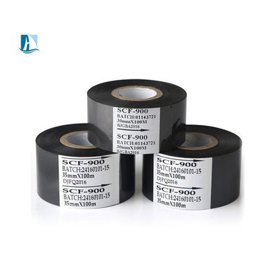 Taille personnalisable 30 mm * 100 m Feuille de codage de date pour la machine de codage Vitesse de codage 30-600 / minute