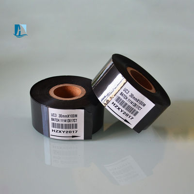Ruban d'imprimante à transfert thermique SCF900 35mmX100m Noir pour une plage de pression de 0,3-0,5Mpa