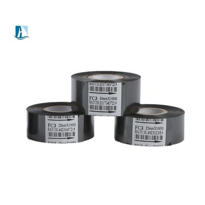 Ruban d'imprimante de lettres en laiton 25 mm 100M Ruban de transfert thermique pour feuille d'estampage à codage à chaud