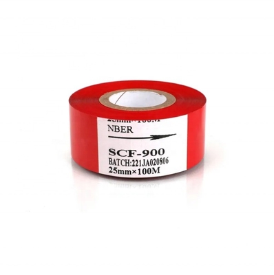 25*100m Ruban noir d'estampage à chaud SCF900 Original et protégeant pour une impression durable