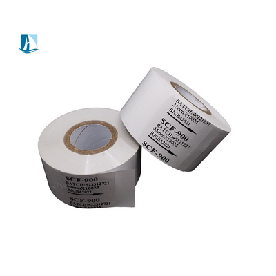 L'étiquette de feuille à chaud en PET doré pour LC1 Noir 40mm*100m h200fr machine d'estampage à chaud