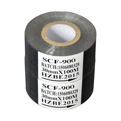SCF900 SCF907 30 mm*100 m Feuille de timbre à chaud de qualité A Impression de date rouge pour la fabrication d'étiquettes