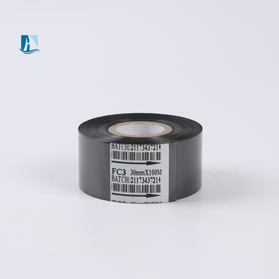 Ruban à timbre chaud de 12 mm de largeur en couleur noire personnalisée pour imprimante