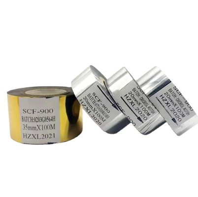 Folie dorée de 30 mm*100 m pour l'impression d'étiquettes et abordable chez Direct