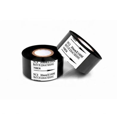 25*100m Ruban à timbre chaud pour imprimante d'étiquettes Couleurs personnalisées Applicable Equipement Imprimante couleur