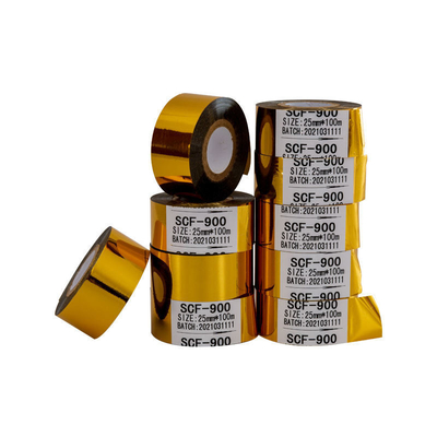 Imprimante à couleur Applicable Folie d'or à estampage à chaud pour machine à coder 30 mm * 100 m