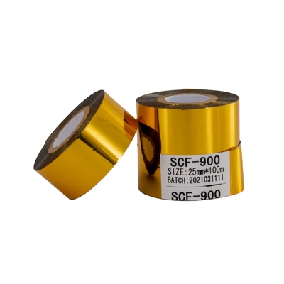 Imprimante à couleur Applicable Folie d'or à estampage à chaud pour machine à coder 30 mm * 100 m