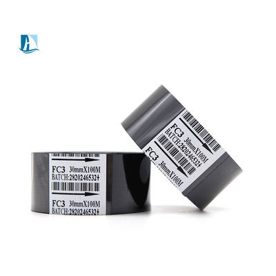12 mm de largeur bande de code à barres à impression à chaud de qualité A pour l'impression de la date et de l'heure d'expiration