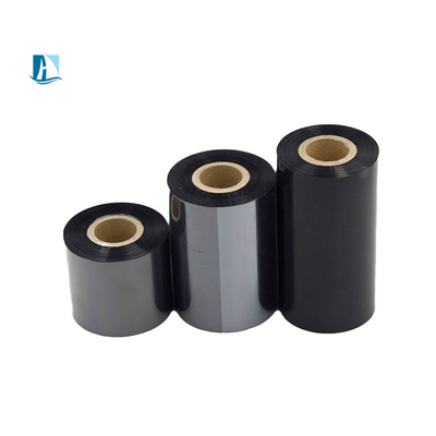 Compatible PET rouge ruban à cachet chaud ruban à cire de résine de transfert thermique pour plastique
