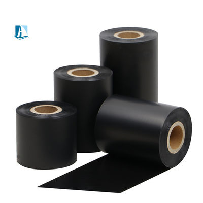 Imprimer Date de production Ruban en résine de cire Ruban en encre de couleur métallique pour ruban de timbre noir