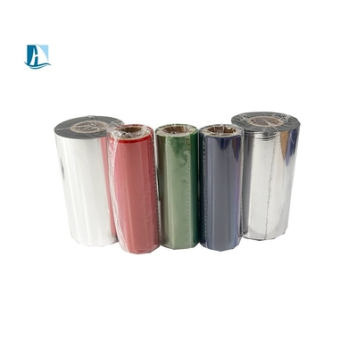 Modèle de ruban d'imprimante pour machine d'impression d'étiquettes à l'encre chaude température 100C-160C chinois