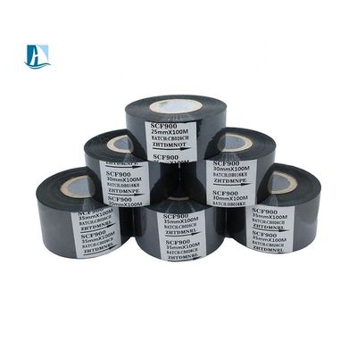 Ruban de timbre argenté blanc noir pour 40*100m machine de codage de conditionnement alimentaire congelé