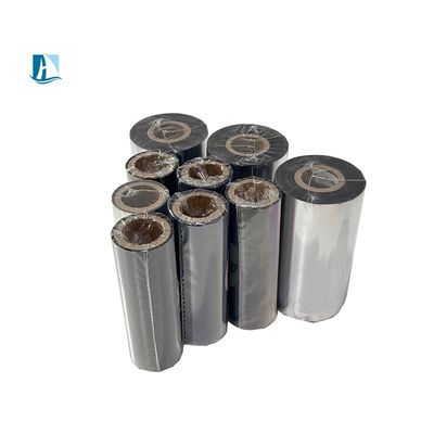 35 mm*300 m Ruban de transfert thermique en résine personnalisé pour machine d'impression d'étiquettes de soins de lavage