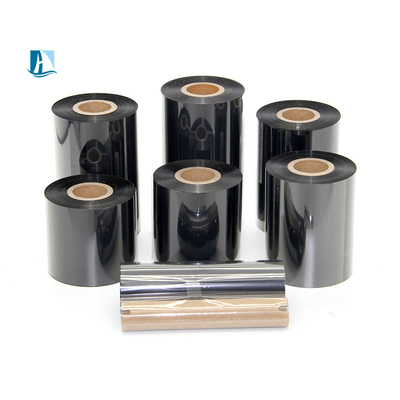 Ruban de transfert thermique en résine de 110 mm x 300 m TTR Ruban d'imprimante de codes à barres noirs pour durable