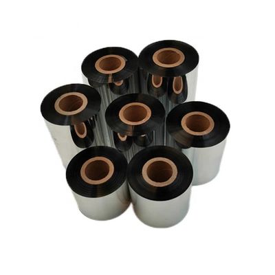 55 mm*100 m ruban de feuille thermique plein et résistant au frottement pour l'impression en couleur noire