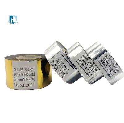 Couleur de la machine à chaud ruban FC1 40mm*100m Générique pour les aliments emballage en plastique Date d'impression