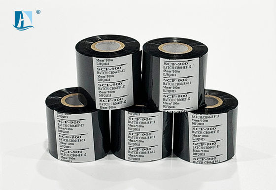 30mm*100m SCF900 LC1 Ruban générique de code à barres Impression à chaud Foil de timbre pour l'impression de la date d'expiration