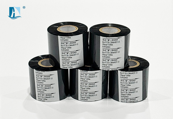 Date de production Impression sur emballage en plastique alimentaire Ruban à timbre chaud rose Taille du noyau 1 pouce