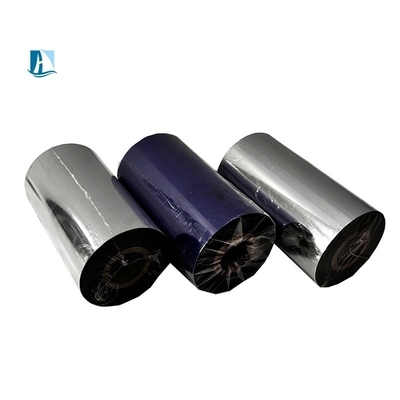 Résine de ruban de soins de lavage textile de 40 mm x 600 m pour imprimante d'étiquettes en nylon taffeta polyester satiné