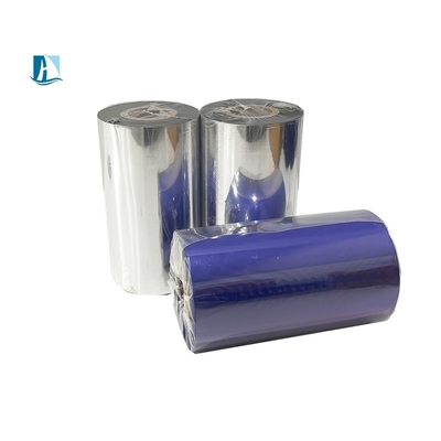 Résine de ruban de soins de lavage textile de 40 mm x 600 m pour imprimante d'étiquettes en nylon taffeta polyester satiné