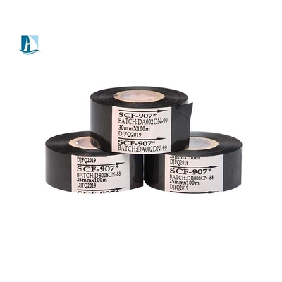 DY8 Date Coding Machine Ruban noir de 12 mm de largeur pour imprimante à estampage à chaud Compatible