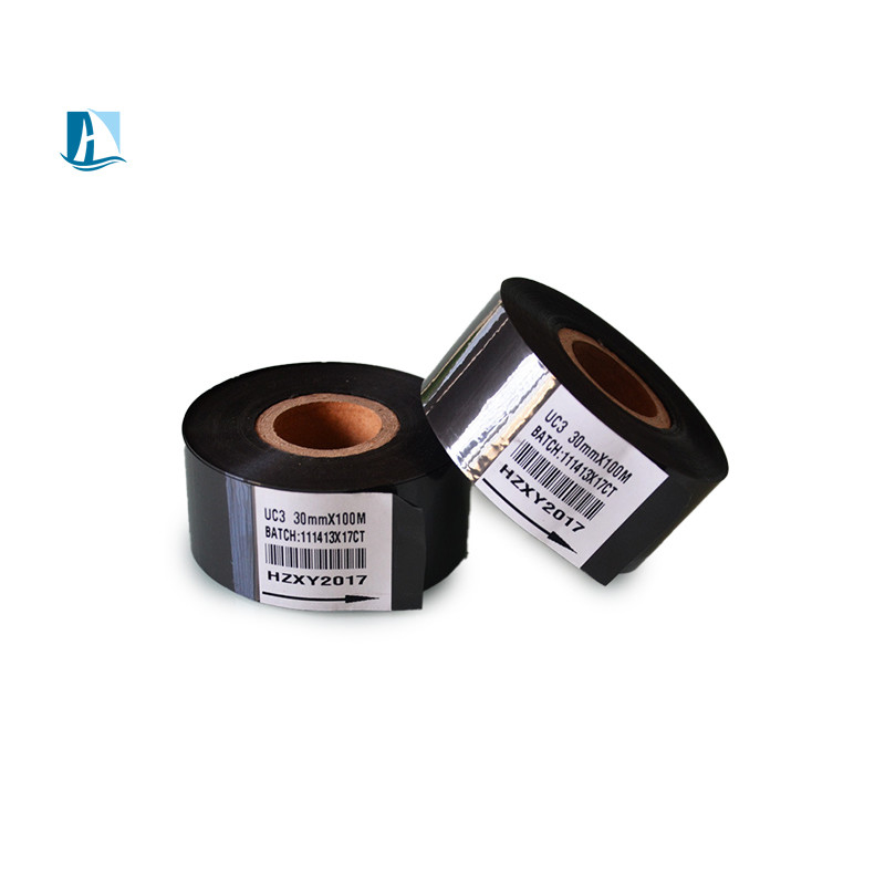 35*100 FC1/FC2/FC3/SCF900 Ruban de date d'expiration coloré Feuille de codage à chaud pour emballage cosmétique Ruban d'encre de timbre en plastique