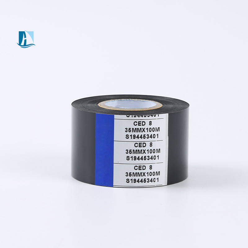 SCF900 SCF907 30 mm*100 m Feuille de timbre à chaud de qualité A Impression de date rouge pour la fabrication d'étiquettes