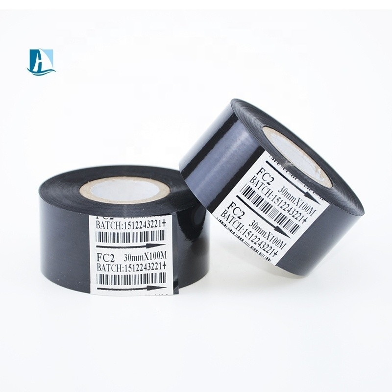 SCF907 noir, ruban de codage à chaud pour 30 mm, code de lot d'impression