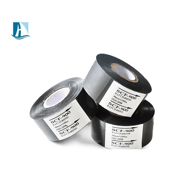 LC1 Fichier de codage par transfert d'or noir, ruban de codage à rouleaux pour imprimante SCF-910