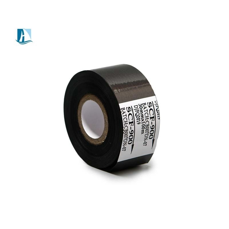 Tape d'estampage à chaud en PET pour numéro de lot Codage de date thermique Largeur 25 mm Professionnel