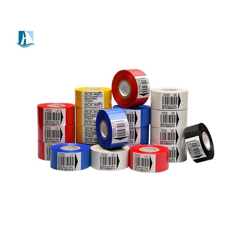30mm*100m PET Gold Silver Hot Foil Ribbon pour la machine de codage HP241b Type d'impression en PET