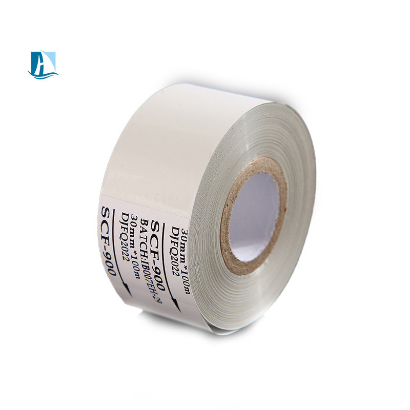 Ruban d'estampage à chaud blanc durable pour imprimante à ruban adhésif Brother et film d'emballage