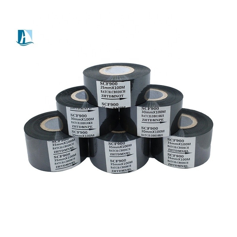 30-600/minute Vitesse de codage Ruban de codage de date en blanc 25 mm 100 m 183 m 300 m pour les produits