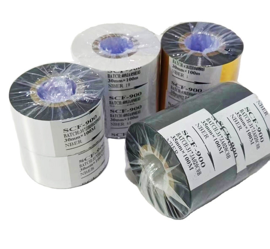 Stampage en feuille chaude en PET noir Parfait pour le codage du ruban alimentaire