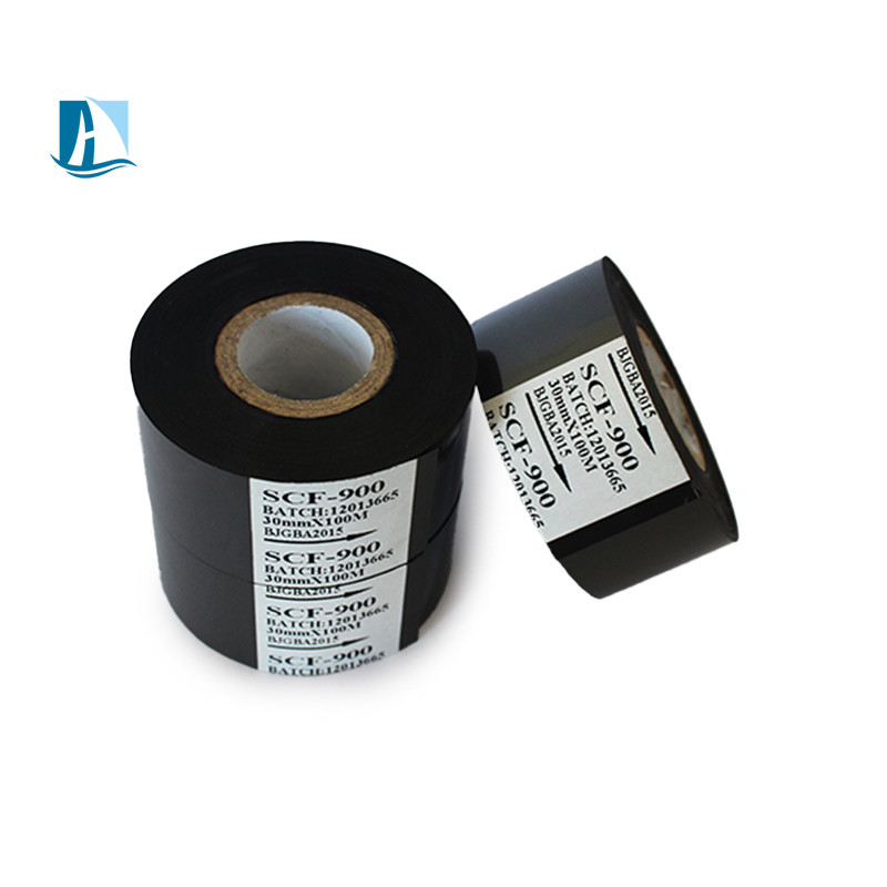 DY8 Date Coding Machine Ruban noir de 12 mm de largeur pour imprimante à estampage à chaud Compatible